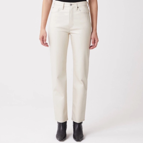 Agolde Pants - Agolde RECYCLED LEATHER 90'S PINCH WAIST